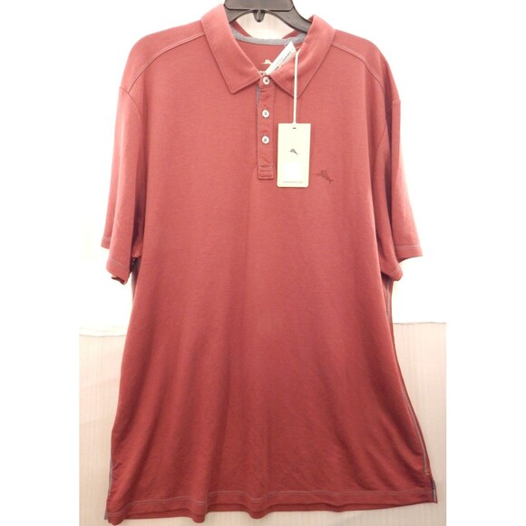 Tommy Bahama Men's Maroon Short Sleeve Button Up Casual Shirt XXL NWT - Picture 9 of 15